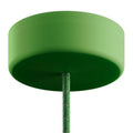 EIVA IP65 silikoninis lubų dangtelis, žalias, ø12,5 cm, 1 anga