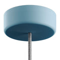 EIVA IP65 silikoninis lubų dangtelis, žydras, ø12,5 cm, 1 anga