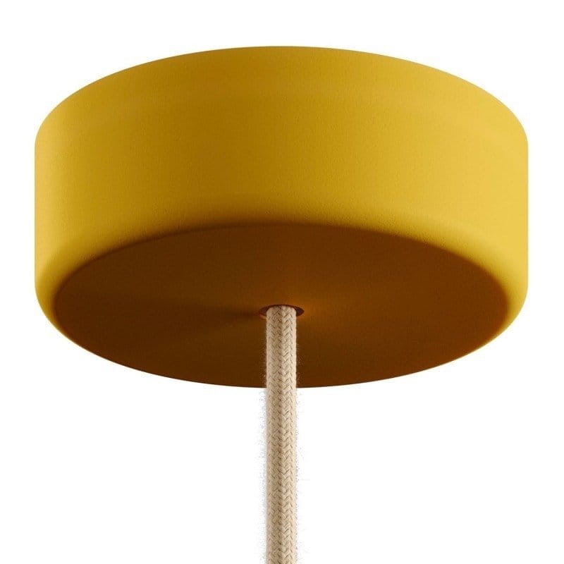 EIVA IP65 silikoninis lubų dangtelis IP65, geltonas, , ø12,5 cm, 1 anga