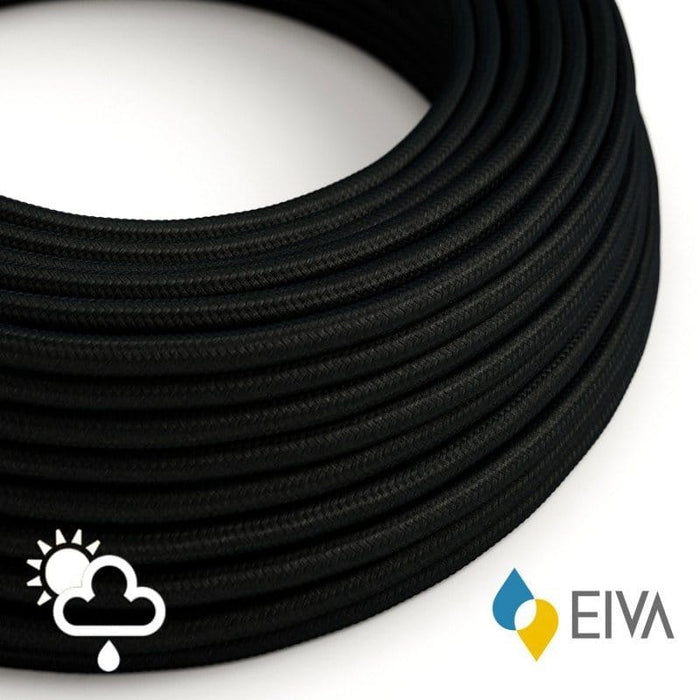 EIVA IP65 tekstilinis lauko laidas, juodas