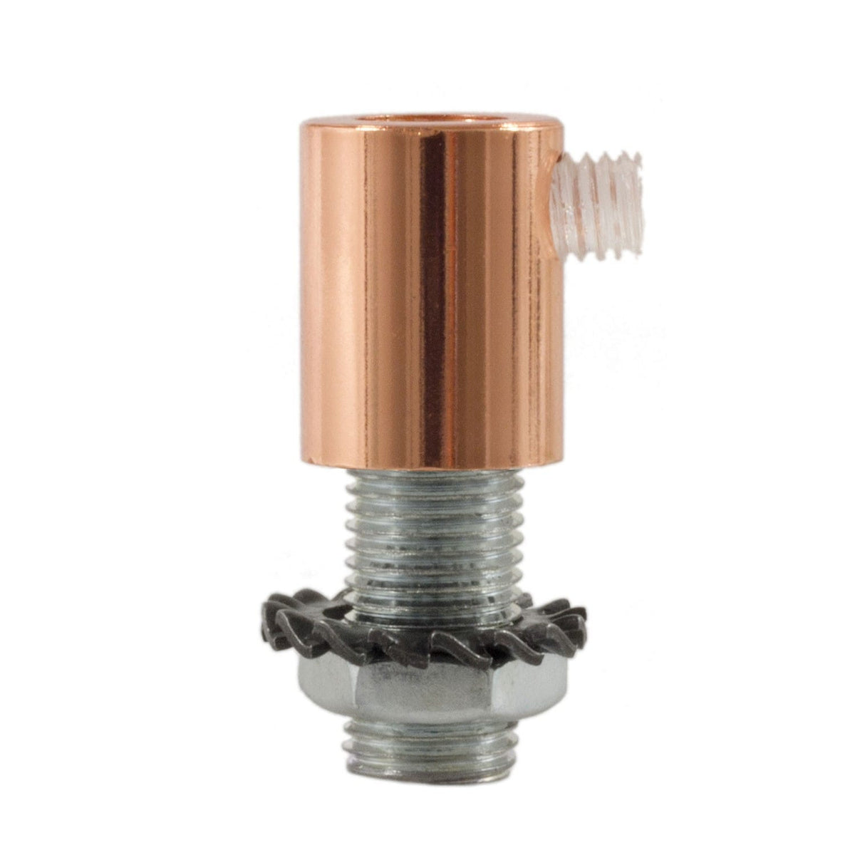 Metalinis cilindrinis laido fiksatorius M10x1, vario blizgus