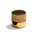 Metalinis laido fiksatorius tvirtinimui prie sienos arba lubų, žalvario blizgus
