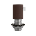 Metalinis cilindrinis laido fiksatorius M10x1, tamsiai rudas