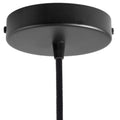 Lubų dangtelis metalinis ø12 cm, juodas, 1 anga