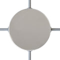 Metalinė jungties dėžutė ø12 cm, chromo