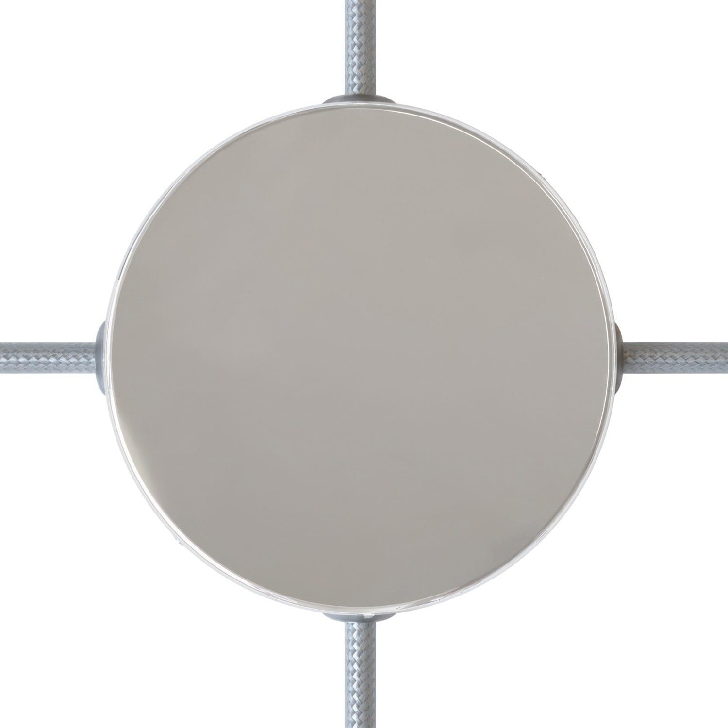 Metalinė jungties dėžutė ø12 cm, chromo