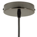 Lubų dangtelis metalinis ø12 cm, juodas blizgus, 1 anga