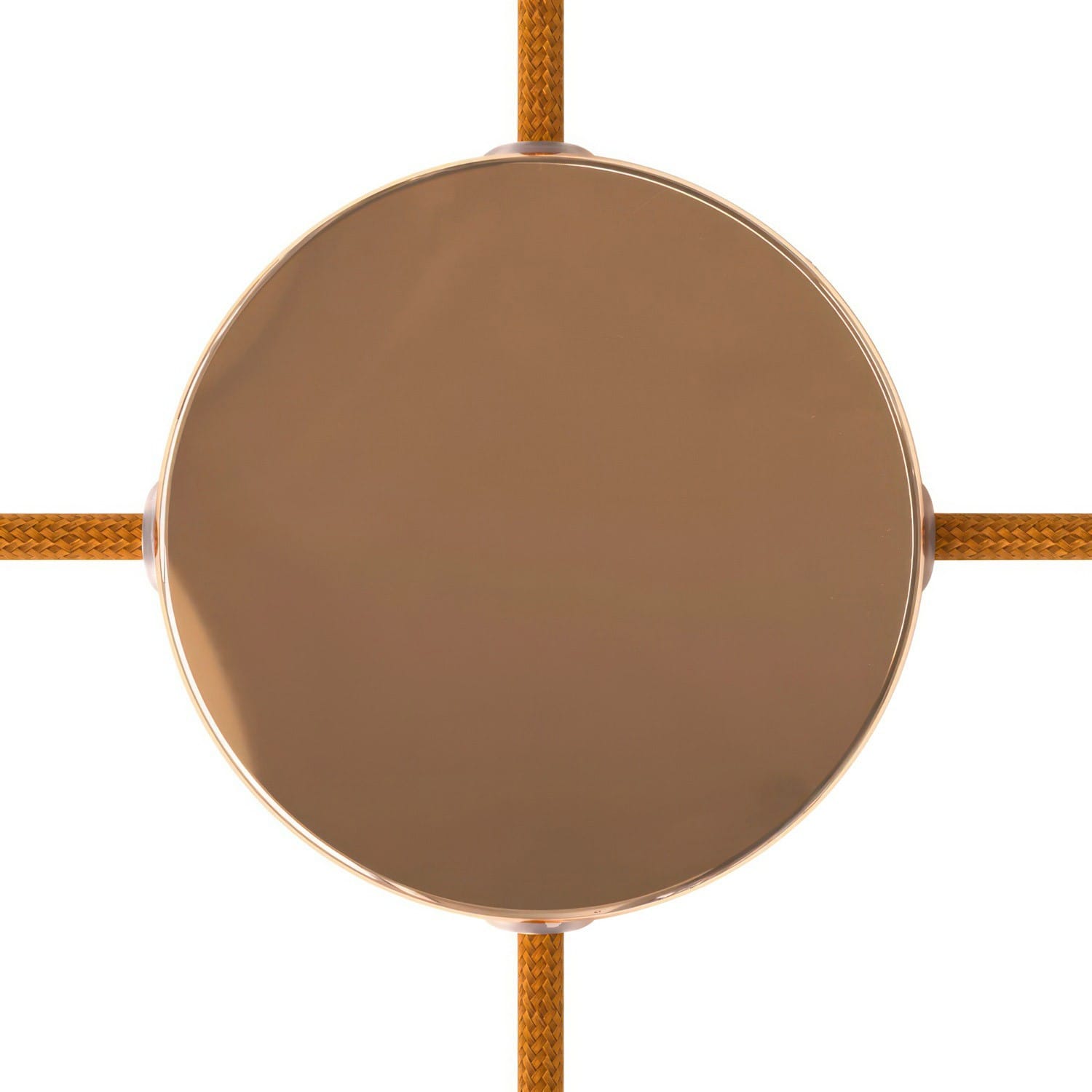 Metalinė jungties dėžutė ø12 cm, vario blizgi