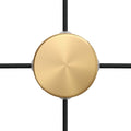 Metalinė jungties dėžutė ø8.3 cm, žalvario matinė