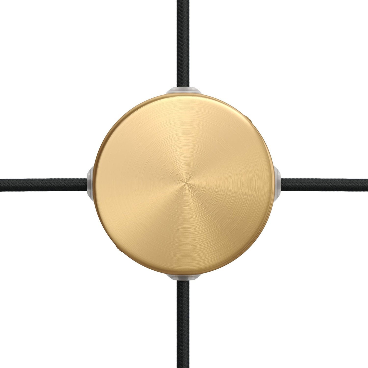 Metalinė jungties dėžutė ø8.3 cm, žalvario matinė