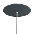 Lubų dangtelis XL metalinis, ø20 cm, pilkas Anthracite, 1 centrinė ir 4 šoninės angos