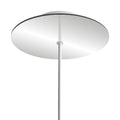 Lubų dangtelis XL metalinis, ø20 cm, pilkas Mirror, 1 centrinė ir 4 šoninės angos