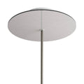 Lubų dangtelis XL metalinis, ø20 cm, pilkas Satin Steel, 1 centrinė ir 4 šoninės angos