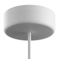 EIVA IP65 silikoninis lubų dangtelis baltas, ø12,5 cm, 1 anga