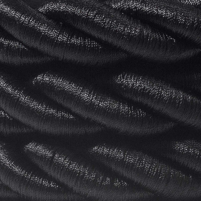 Tekstilinis laidas Rope 2XL, 3 x 0,75 mm², Ø24 mm, juodas blizgus