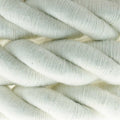Tekstilinis laidas Rope 2XL, 3 x 0,75 mm², Ø24 mm, baltas