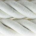 Tekstilinis laidas Rope 3XL, 3 x 0,75 mm², Ø30 mm, baltas