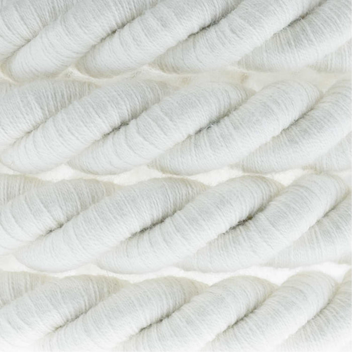 Tekstilinis laidas Rope XL, 3 x 0,75 mm², Ø16 mm, baltas