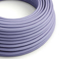 Tekstilinis elektros laidas - šviesiai violetinis Lavender
