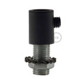 Plastikinis cilindrinis laido fiksatorius M10x1, juodas