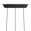 Lubų dangtelis XXL metalinis, 67,5 x 22,5 cm, baltas, 2 centrinės ir 6 šoninės angos