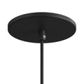 Lubų dangtelis metalinis ø12.6 cm, juodas, 1 anga