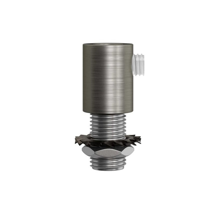 Metalinis cilindrinis laido fiksatorius M10x1, titano matinis