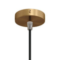 Lubų dangtelis metalinis ø8.3 cm, žalvario, 1 anga