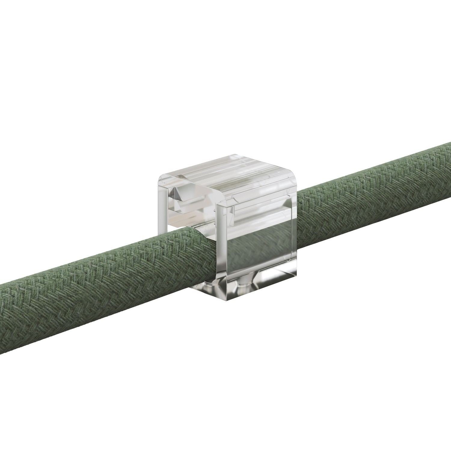 Sieninis/lubinis laido fiksatorius Cube Clip mini, 4 vnt. rinkinys