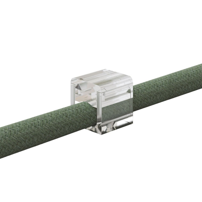 Sieninis/lubinis laido fiksatorius Cube Clip mini, 4 vnt. rinkinys